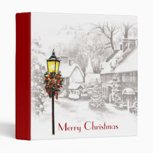 Vintage ChristmasTown binder