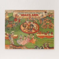 Vintage Christy Brothers Wild Animal Circus Poster