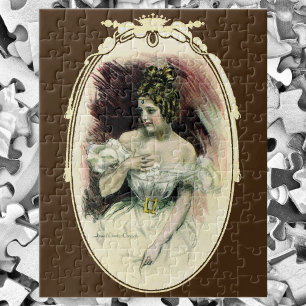 Vintage Christy Girl, Antique Bridal Portrait Jigsaw Puzzle