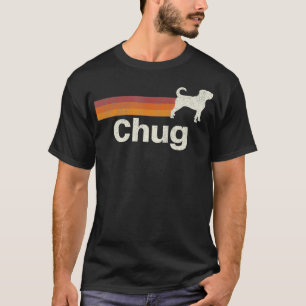 Vintage Chug Retro Mom Dad Dog  T-Shirt
