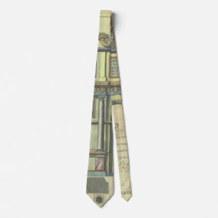 Vintage Church Door Entry Renaissance Architecture Tie