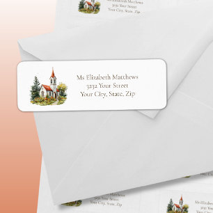 Vintage Church Red Roof Address