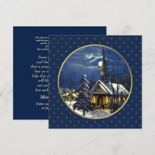 Vintage Church Religious Christmas Cards