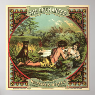 Vintage Cigar Ad: The Enchanter Poster