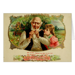 Vintage Cigar Box Label