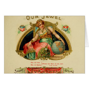 Vintage Cigar Box Label