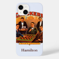 Vintage Cigar Label Art, Checkers Mild and Mellow