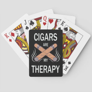 Vintage Cigar Therapy Playing Cards