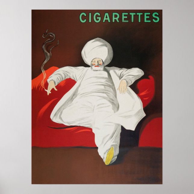 Vintage Cigarettes Advertisement Poster (Front)