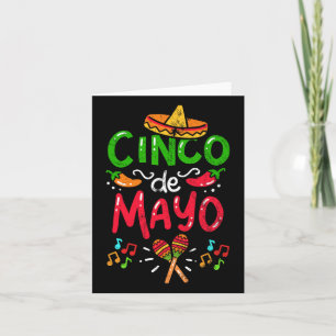 Vintage Cinco De Mayo Mexico Card