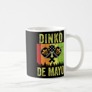 Vintage Cinco De Mayo Pickleball Dinking Dinko De  Coffee Mug
