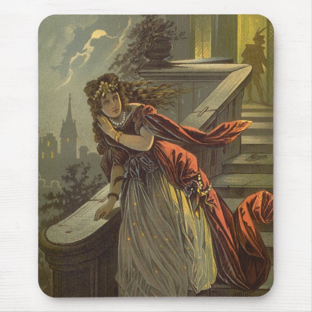 Vintage Cinderella, Victorian Fairy Tales Mouse Pad (Front)