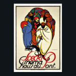 Vintage Cinema Art Deco Repro. Print<br><div class="desc">Zurich, Specks Cinema, House duPont. Extremely rare Art deco poster, ca 1913, by Otto Baumberger for the "Specks Cinema" in Zürich. This product (from small to maximum size) is reproduced from a publication, advertisement or vintage print. The image has been cleaned, digitally enhanced and restored where necessary. Perfect for your...</div>