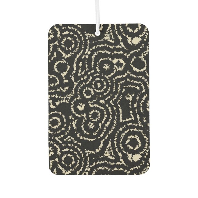 Vintage Circles Air Freshener (Front)