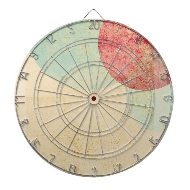 Vintage Circles Dartboard (Front)