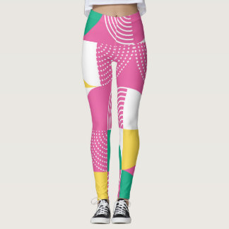 Vintage Circles: Graphic Harmony. Leggings