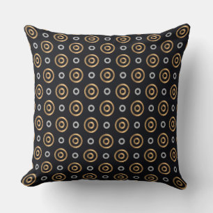 vintage circles pillow