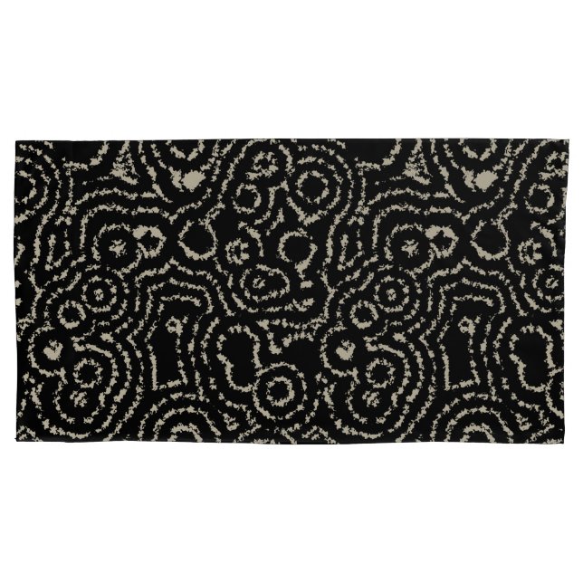 Vintage Circles Pillowcase (Front-Left)