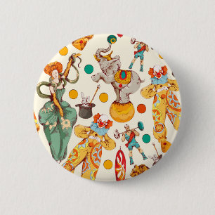 Vintage Circus 2 Inch Round Button