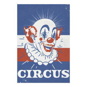 Vintage Circus Advertisement Photo Print