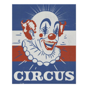 Vintage Circus Advertisement Poster