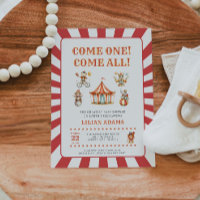 Vintage Circus Baby Shower