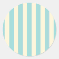 Vintage Circus Blue Stripes Envelope Seal