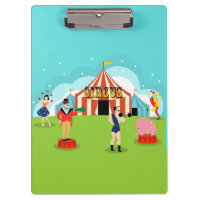 Vintage Circus Clipboard
