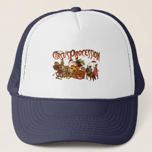 Vintage Circus  Clowns and Horses Trucker Hat