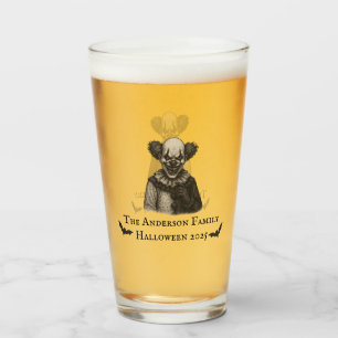 Vintage Circus   Haunted Carnival Theme Halloween  Glass