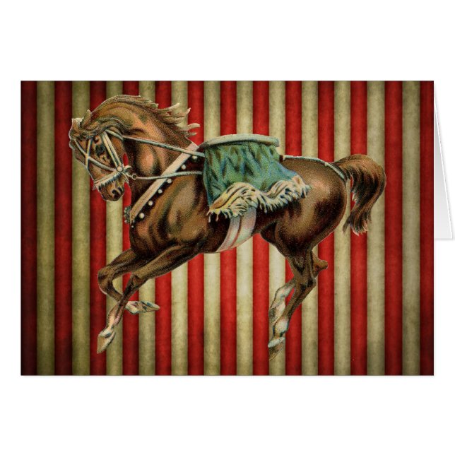 vintage circus horse (Front Horizontal)