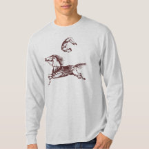 Vintage Circus Horse Acrobat Trick Rider T-Shirt