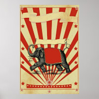 Vintage Circus Illustration Art Old Antique