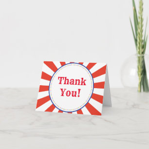 Vintage Circus Kids Birthday Card