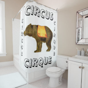 Vintage circus performing bear