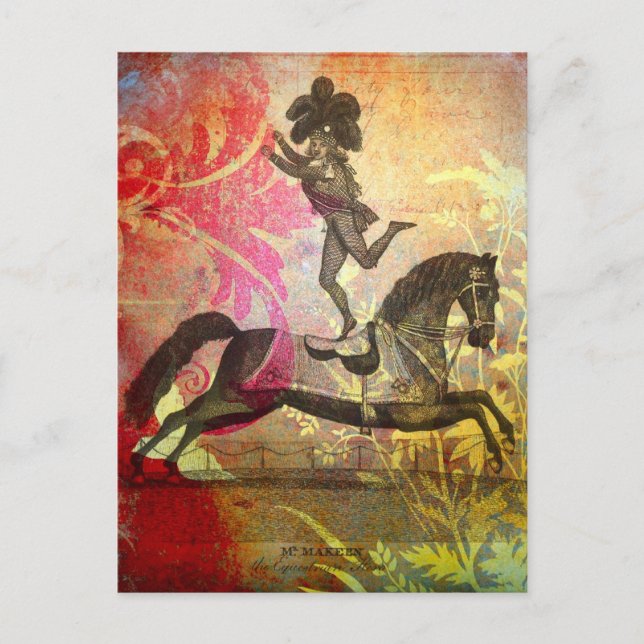 Vintage Circus Postcard (Front)