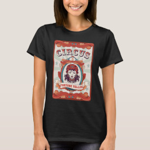 Vintage Circus Staff Badge Circus Fortune Telling T-Shirt