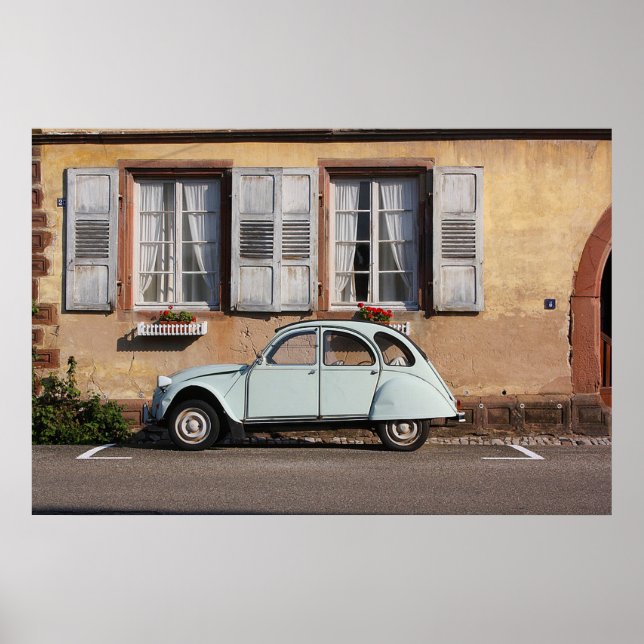Vintage Citroen Auto Poster (Front)