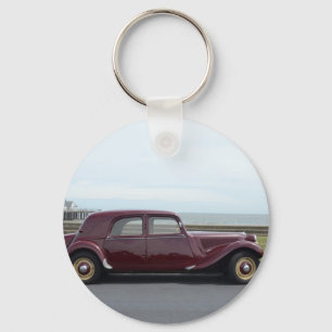 Vintage Citroen Traction Avant Keychain