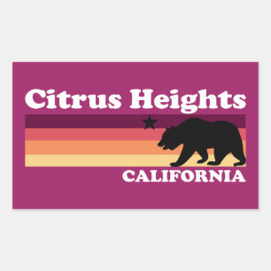 Vintage Citrus Heights California Sticker