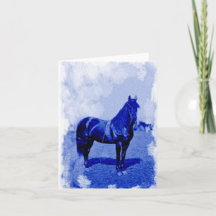 Vintage Civil War Union Horse Note Card