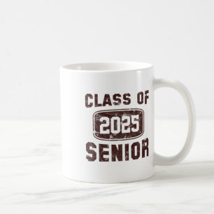 Vintage Cl Of 2025 Senior Graduation Boys Girl Wom Coffee Mug