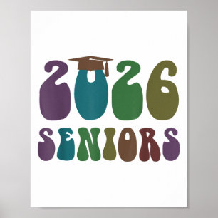 Vintage Cl Of 2026 Seniors 12 Years Later Rocks Gi Poster