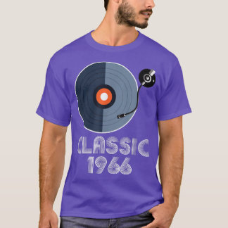 Vintage Classic 1966 Vinyl Record Player Music Lov T-Shirt