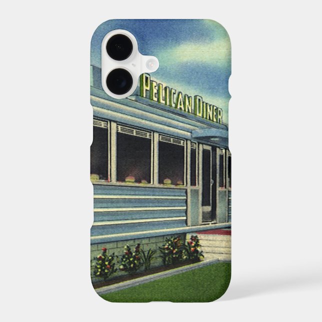 Vintage Classic 50s Retro Restaurant Pelican Diner (Back)