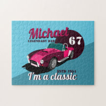 Vintage classic antique car legendary dad name 