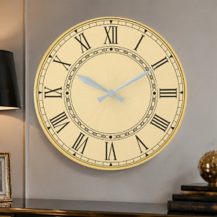 Vintage Classic Antique Gold Large Clock