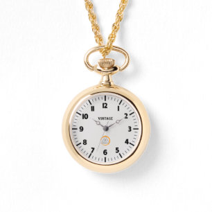 Vintage classic black and white  watch