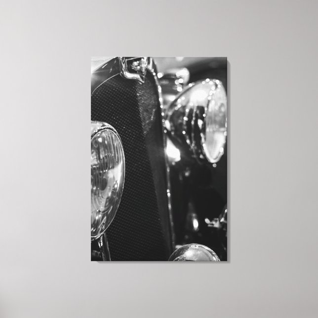 Vintage Classic Car Canvas Print (Front)