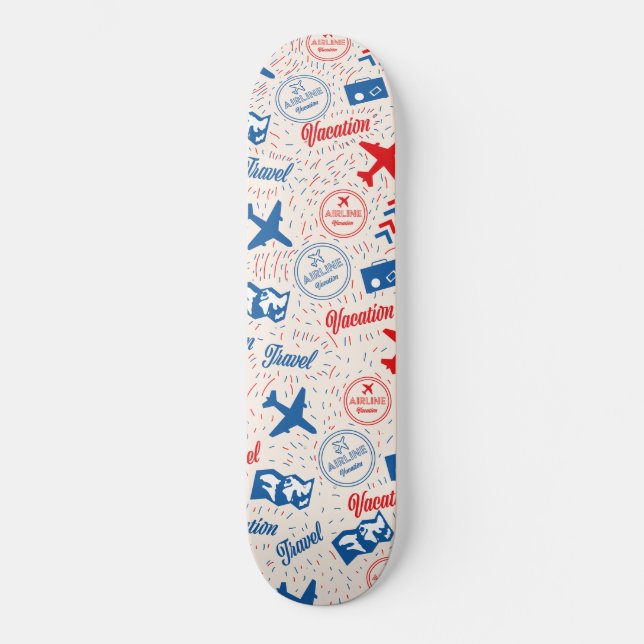 Vintage Classic Car Skateboard (Front)